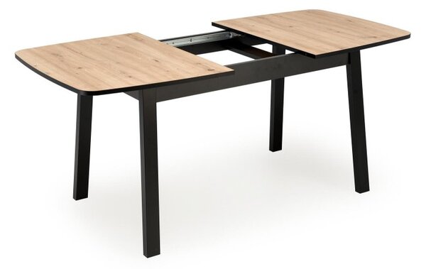 Halmar Rozkládací jídelní stůl BARRIL 130(170)x80 dub artisan/černá