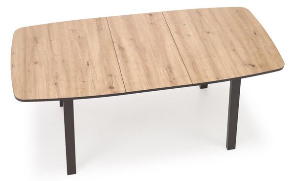 Halmar Rozkládací jídelní stůl BARRIL 130(170)x80 dub artisan/černá