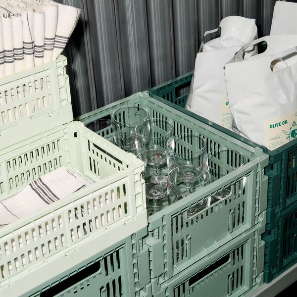 HAY Úložný box Colour Crate, Large Square, Off-White