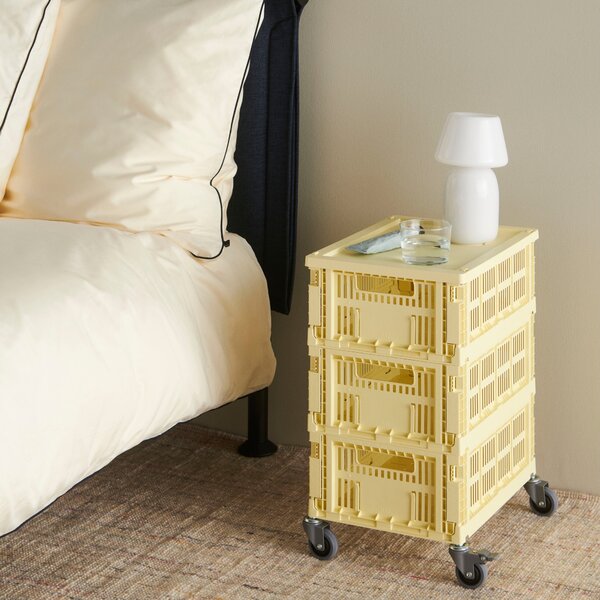 HAY Úložný box Colour Crate, Medium, Dusty Blue