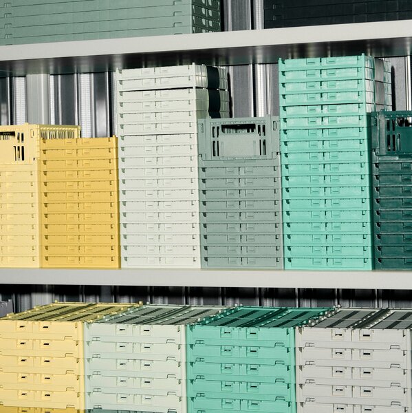 HAY Úložný box Colour Crate, Small, Warm Grey
