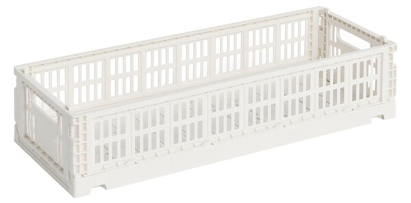 HAY Úložný box Colour Crate, Mini Oblong, Off-White