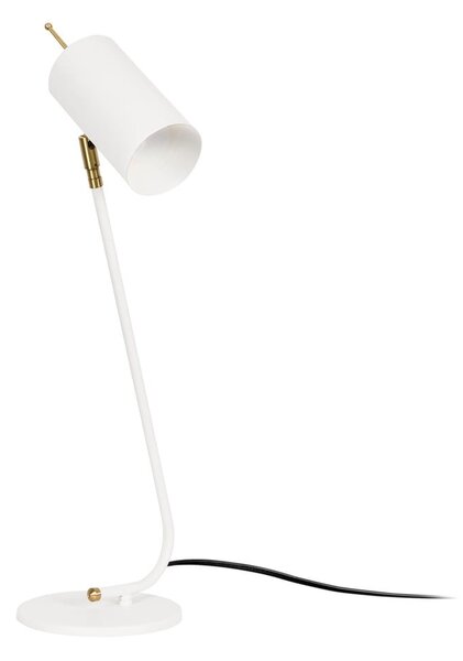 Bílá stolní lampa s kovovým stínidlem (výška 55 cm) Sivani – Opviq lights