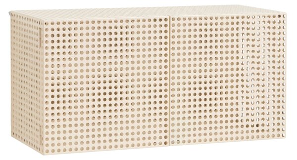 HAY Nástěnná skříňka Perforated, Eggshell