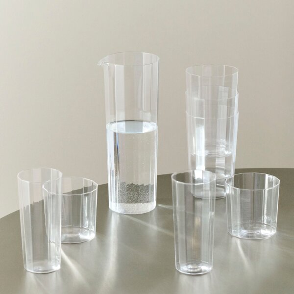 HAY Křišťálová karafa Angle, 0,9 L, Clear