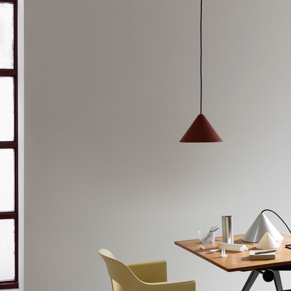 HAY Závěsná lampa Compass, 430, Brushed aluminium