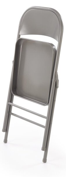 Halmar Skládací židle K565 šedá