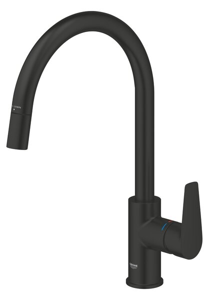 Grohe Start Edge kuchyňská baterie stojící černá 305502430