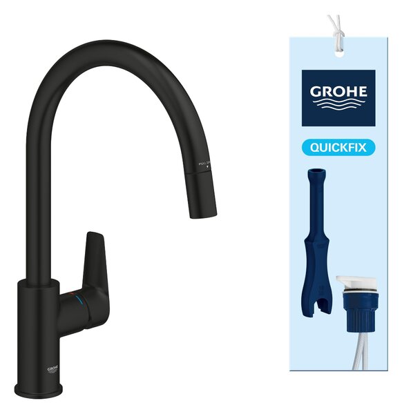 Grohe Start Edge kuchyňská baterie stojící černá 305502430