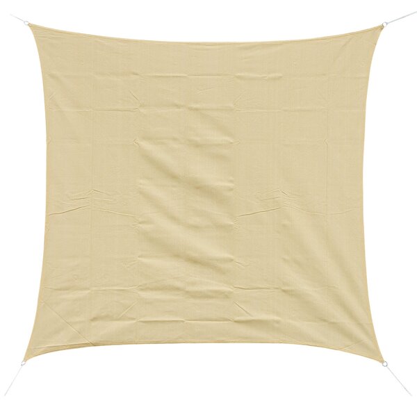 Outsunny Čtvercový Plachtový Stín pro Venkovní Použití z Prodyšného HDPE, UV Ochrana 95%, 360x360 cm | Aosom