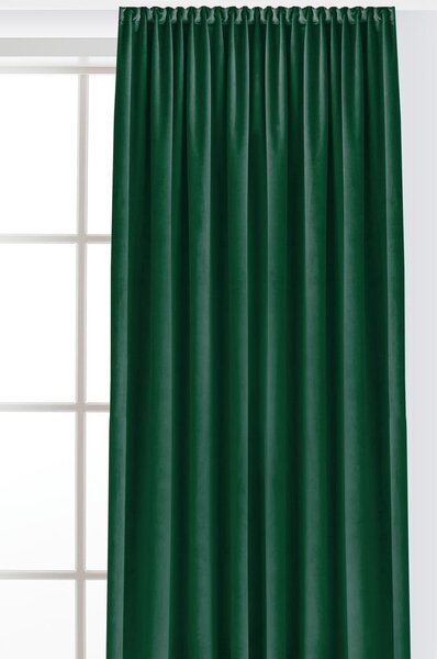 Zelený sametový dimout závěs 140x300 cm Velto – Filumi