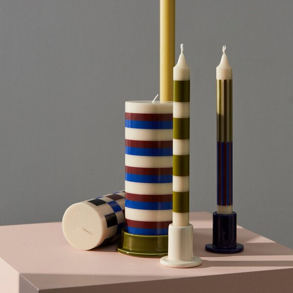 HAY Svícen Tube, Off-white