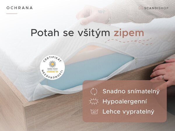Kokosová matrace COCO MAXI 20 cm 80 x 200 cm Ochrana matrace: BEZ chrániče matrace