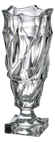 BOHEMIA FLAMENCO VÁZA NA NOZE 380 MM
