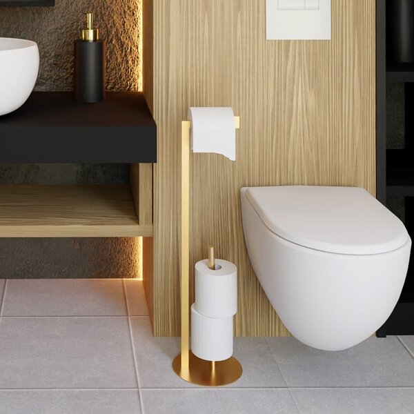 Baltica Design Kari stojan na toaletní papír zlatá 5904107905990