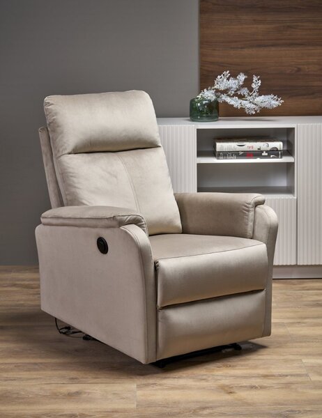 Halmar Elektrické relaxační křeslo CROCUS béžové