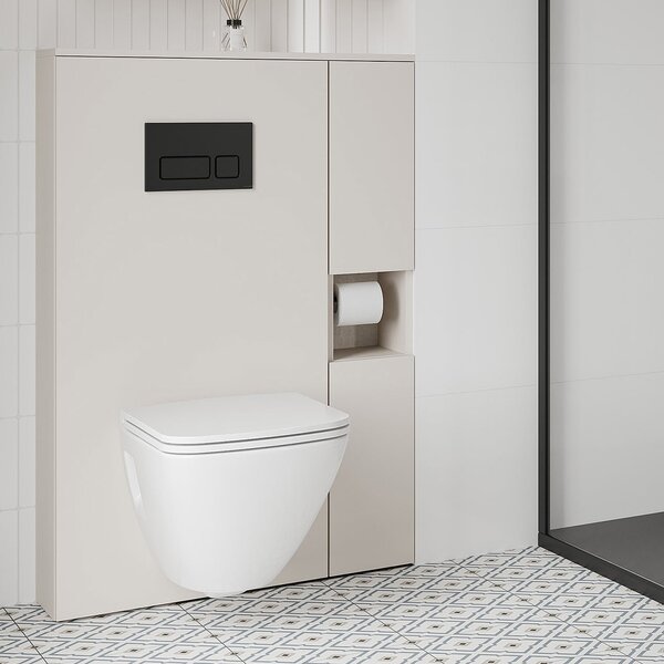 Cersanit Moduo souprava rámu 20x20.2x100 cm boční závěsná dub S1026-045