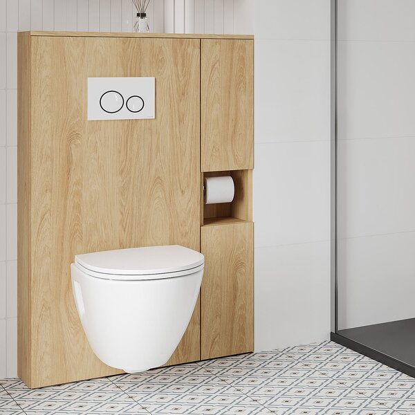 Cersanit Moduo souprava rámu 20x22.2x120 cm boční stojící dub S1026-047