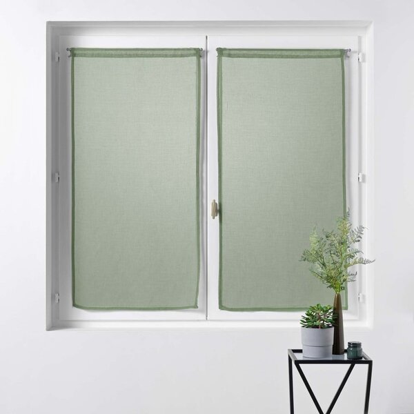 Khaki voálové záclony v sadě 2 ks 60x90 cm Sandra – douceur d'intérieur