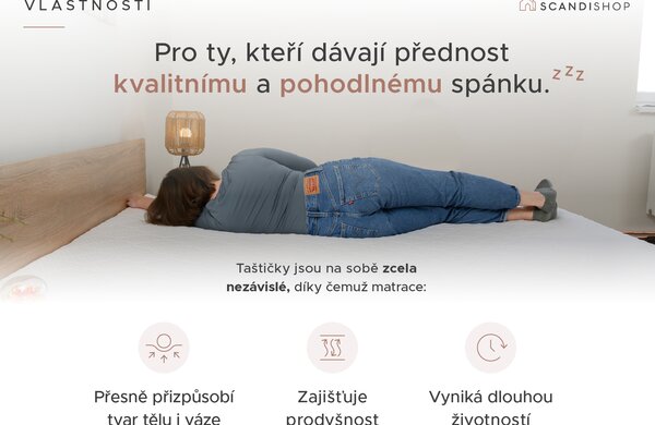 Kokosová matrace COCO MAXI 20 cm 160 x 200 cm Ochrana matrace: VČETNĚ chrániče matrace
