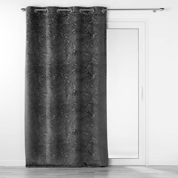 Antracitový sametový závěs 140x240 cm Analia – douceur d'intérieur