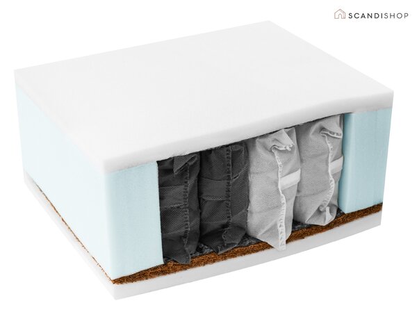 Kokosová matrace COCO MAXI 20 cm 160 x 200 cm Ochrana matrace: VČETNĚ chrániče matrace
