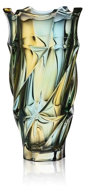 KŘISTÁLOVÁ VÁZA BOHEMIA FLAMENCO LEMON 300MM BS