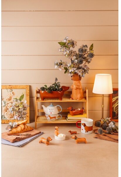 Keramický obal na květináč Sausage Dog – Sass & Belle