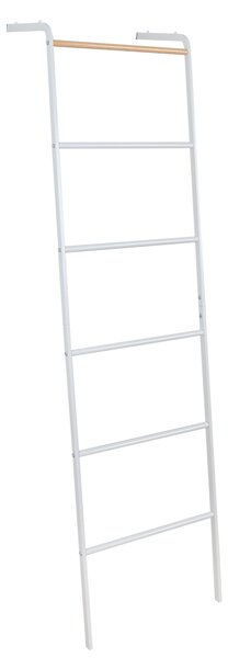 KONDELA Věšák / žebřík, bílá / vzor / kov, BUNY