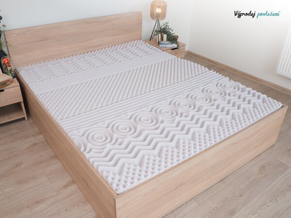 Pěnová matrace DELUXE 180 x 200 cm Ochrana matrace: VČETNĚ chrániče matrace