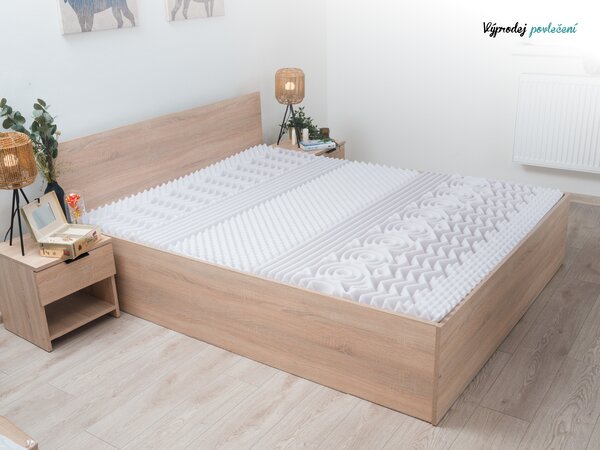 Pěnová matrace DELUXE 180 x 200 cm Ochrana matrace: VČETNĚ chrániče matrace