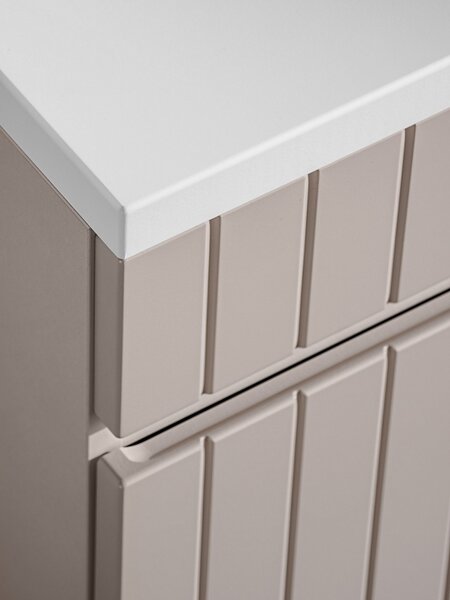 Koupelnová skříňka s deskou ICONIC Cashmere D180/1 | 180 cm