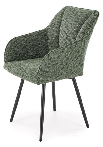 Halmar Jídelní židle / křeslo K576 olivová