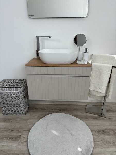 Koupelnová skříňka s umyvadlem ICONIC Cashmere U60/1 | 60 cm