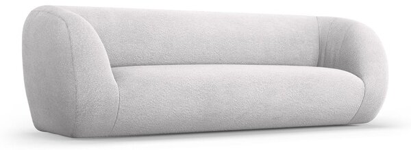 Světle šedá pohovka z textilie bouclé 230 cm Essen – Cosmopolitan Design