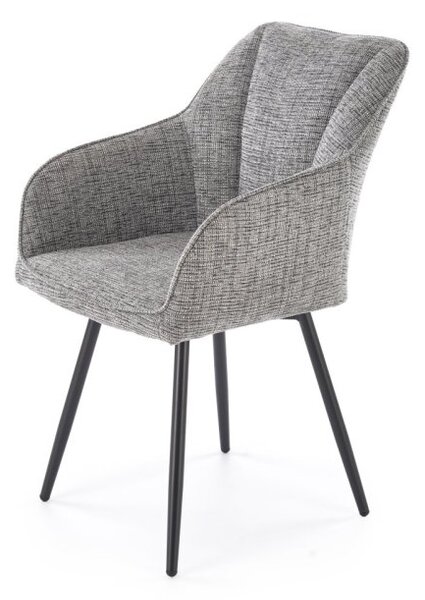Halmar Jídelní židle / křeslo K576 šedá