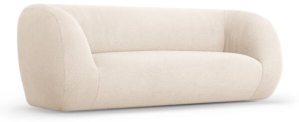 Krémová pohovka z textilie bouclé 210 cm Essen – Cosmopolitan Design
