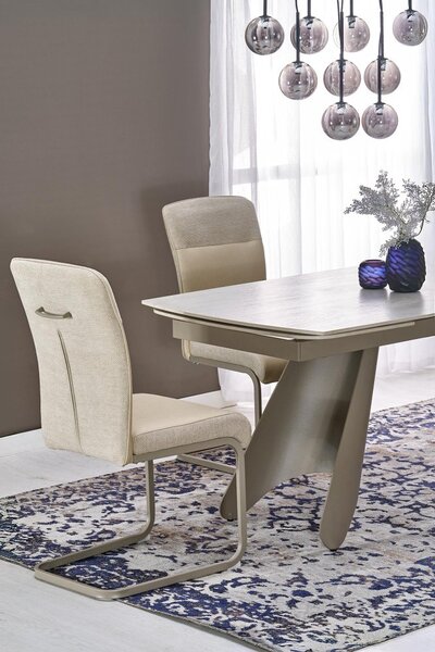 Halmar Rozkládací jídelní stůl SALIX 180(260)x90 traventin/kašmír