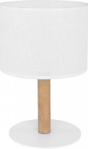 TK-LIGHTING Stolní moderní lampička na noční stolek GABRIELE, 1xE27, 60W, bílá 5217