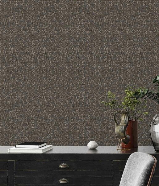 A.S. Création | Vliesová tapeta na zeď Antigua 39092-4 | 0,53 x 10,05 m | zlatá, hnědá