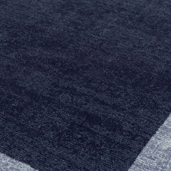 Tribeca Design Kusový koberec Buster Border Navy Rozměry: 68x240 cm