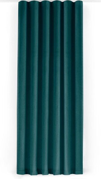 Sametový dimout závěs v petrolejové barvě 200x250 cm Velto – Filumi
