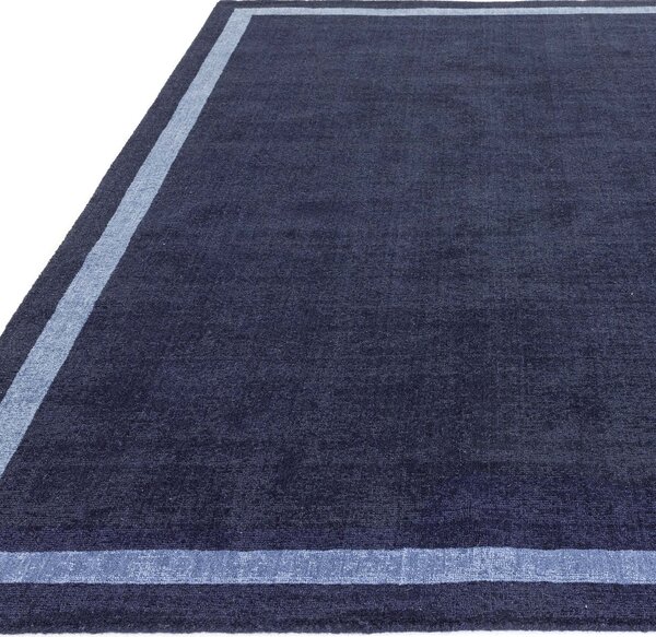 Tribeca Design Kusový koberec Buster Border Navy Rozměry: 68x240 cm