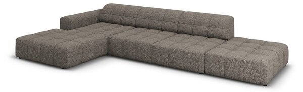 Tmavě šedá rohová pohovka (levý roh) Chicago – Cosmopolitan Design