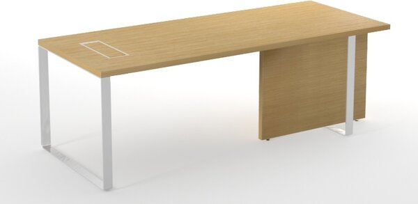 NARBUTAS - Kancelářský stůl PLANA 180x90x75 s modesty panelem na levé straně