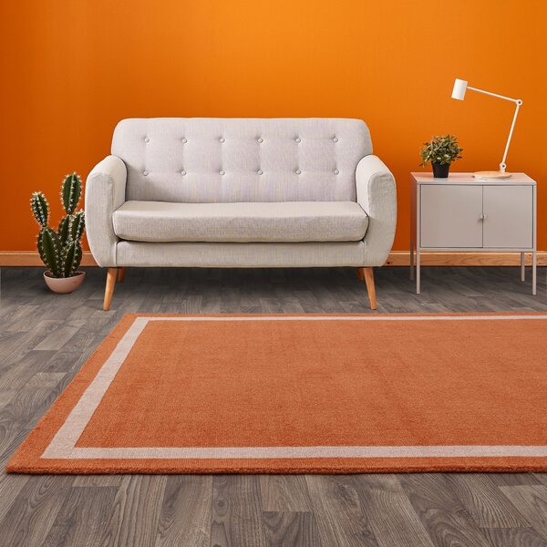 Tribeca Design Kusový koberec Buster Border Orange Rozměry: 68x240 cm