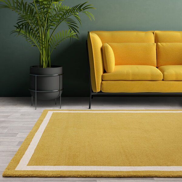 Tribeca Design Kusový koberec Buster Border Ochre Rozměry: 160x230 cm