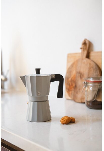 Šedá kovová moka konvička 400 ml Moshi – Leopold Vienna