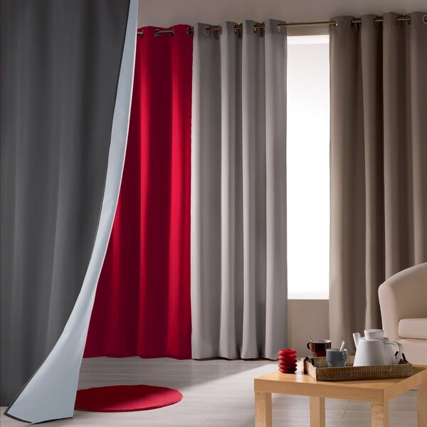 Bílý termo závěs 140x260 cm Icemount – douceur d'intérieur
