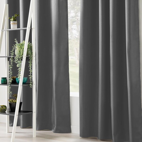Antracitový termo závěs 140x260 cm Icemount – douceur d'intérieur